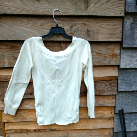 🆕Susie Rose Ivory Sweater Long Sleeves Junior Large 11/13 - Picture 6 of 11